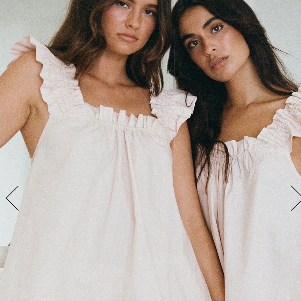 Nicolette Sleep Set - Cotton - Nude Blush (XS) - Picture 3 of 7